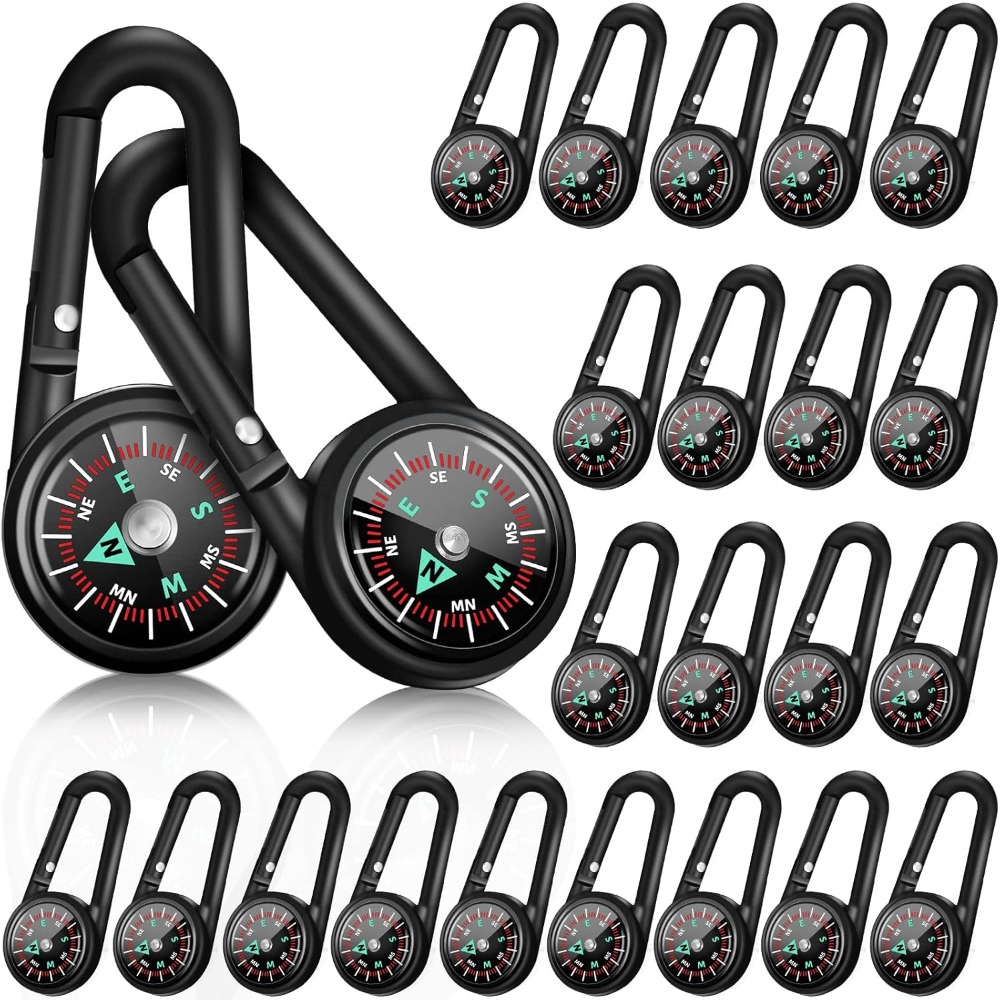 Compass Lensatic - 6-50 Pcs Mini Magnetic Compass Keychain