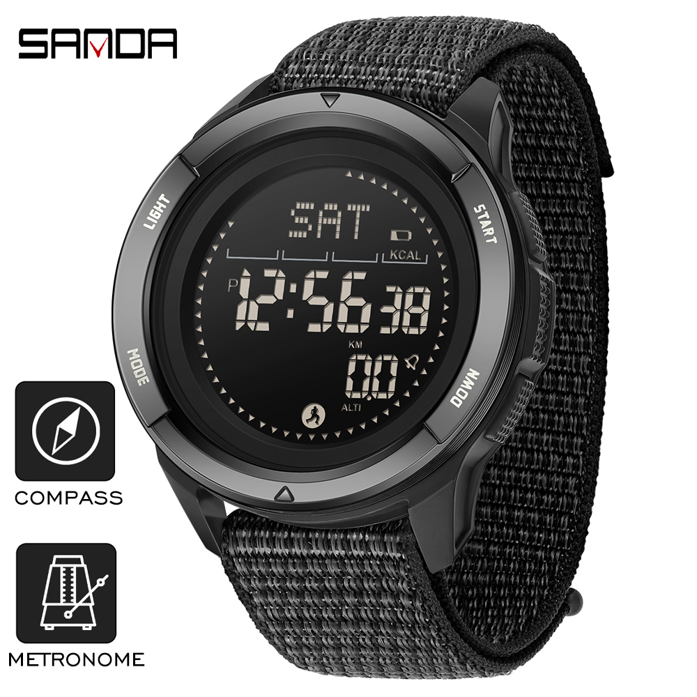SANDA Brand Electronic Watches - Compass Lensatic review and price
