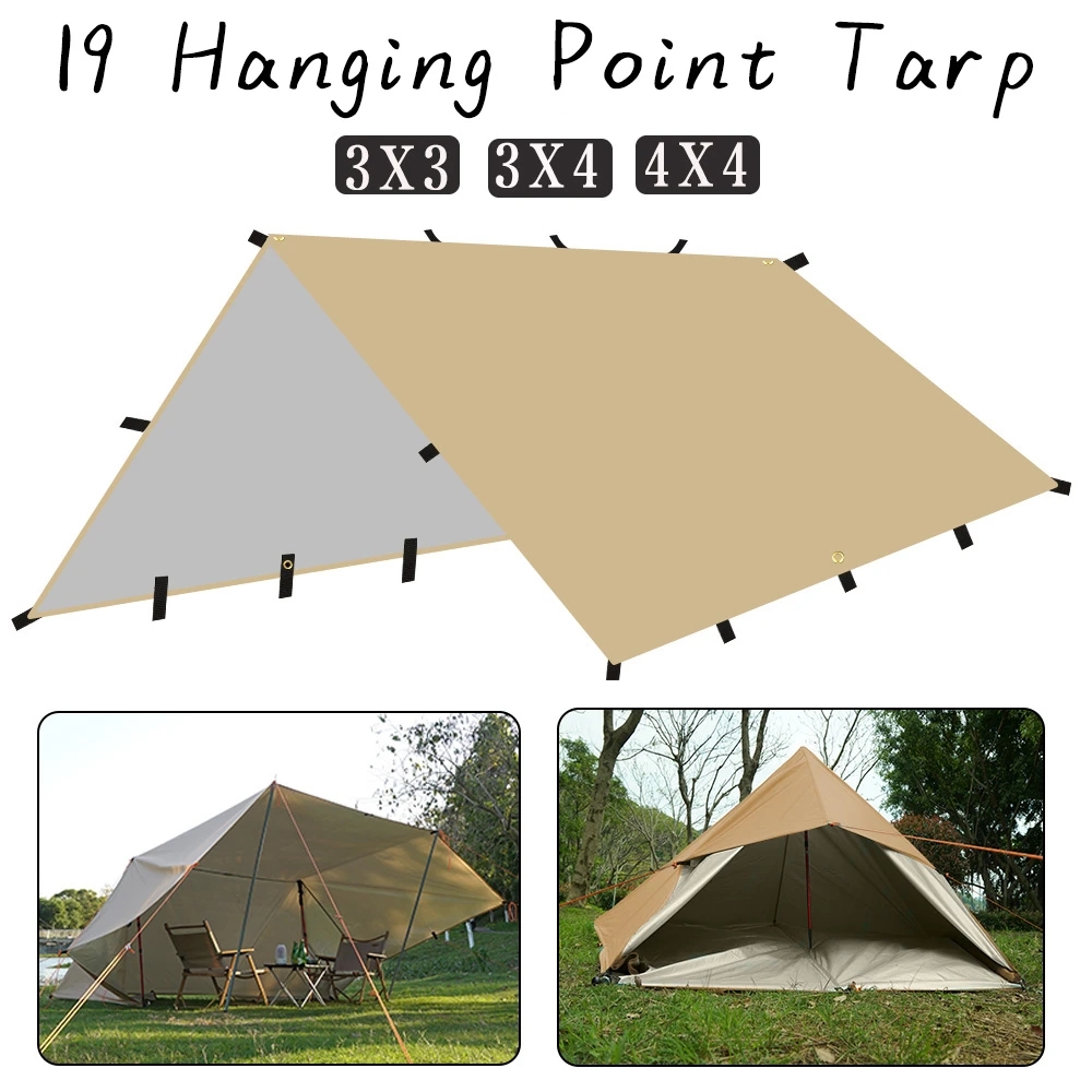 4x4m 4x3m 3x3m 19 Hang Points  - Emergency Mylar Tent review and price