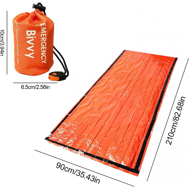 2 Pack Emergency Sleeping Bag, - Bivy Bag Emergency review and price