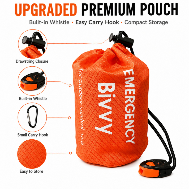 2 Pack Emergency Sleeping Bag, - Bivy Bag Emergency review and price