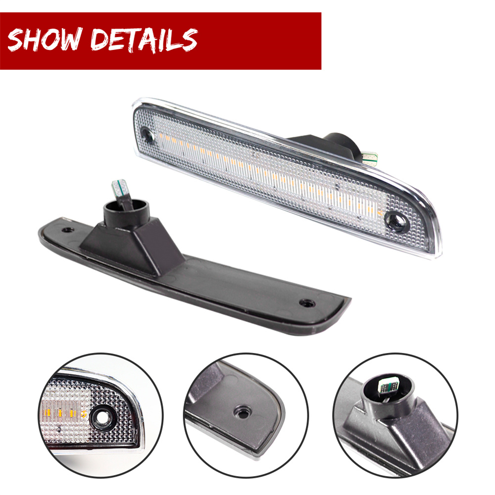 2PCS Amber / White LED Car Fro - Signal Flare Kit review and price