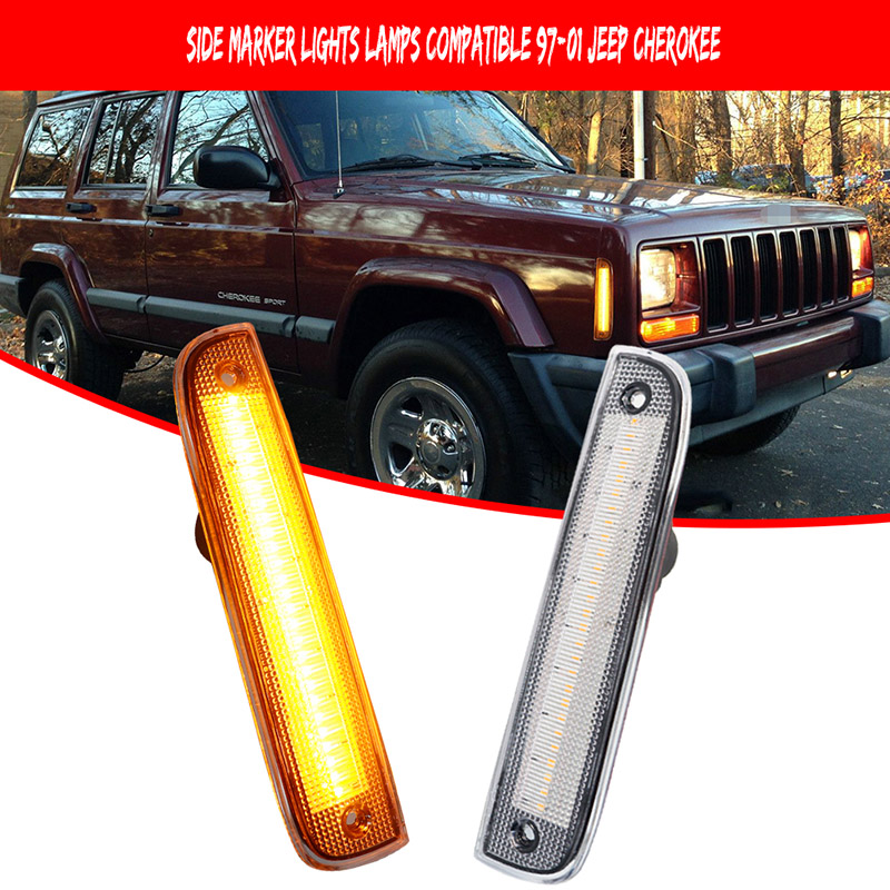 2PCS Amber / White LED Car Fro - Signal Flare Kit review and price