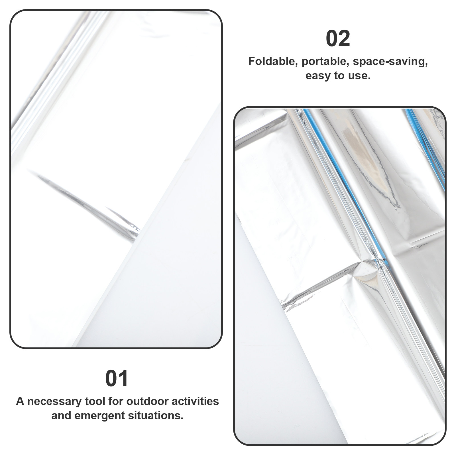 2Pcs Emergency Survival Warm B - Survival Blanket Reflective review and price
