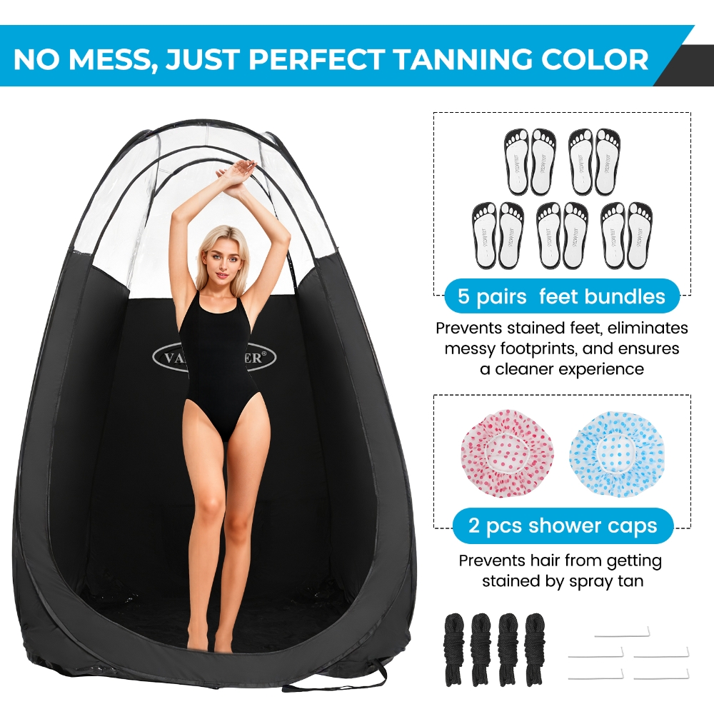 Black Spray Tanning Tent Porta - Emergency Mylar Tent review and price