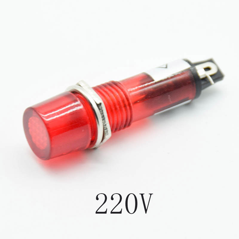 5Pcs 220V 12V 24V DC Mounting  - Signal Panel Orange review and price