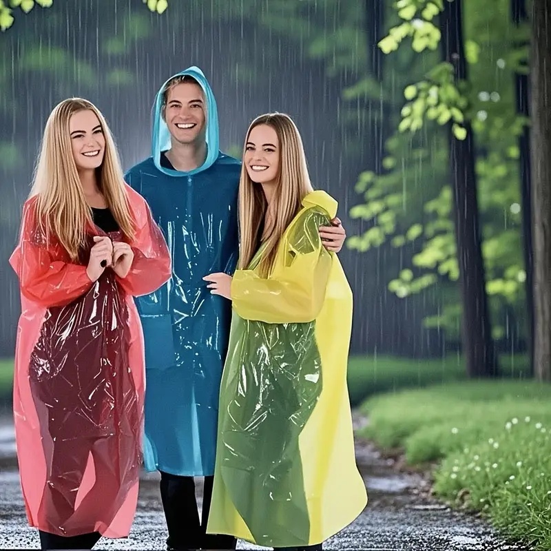 15/30Pcs Random Color Disposab - Emergency Poncho Rain review and price