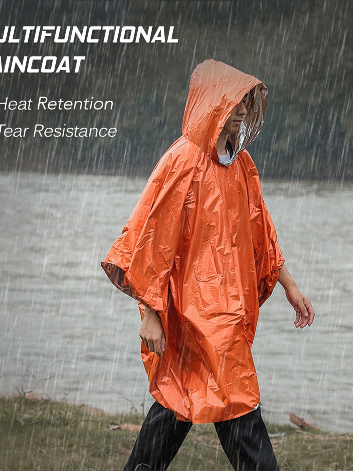 3-in-1 Thermal Emergency Rain  - Emergency Poncho Rain review and price