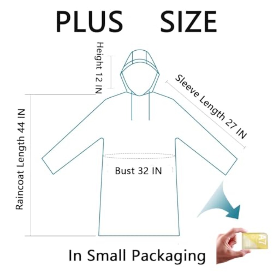 Disposable Rain Poncho Emergen - Emergency Poncho Rain review and price