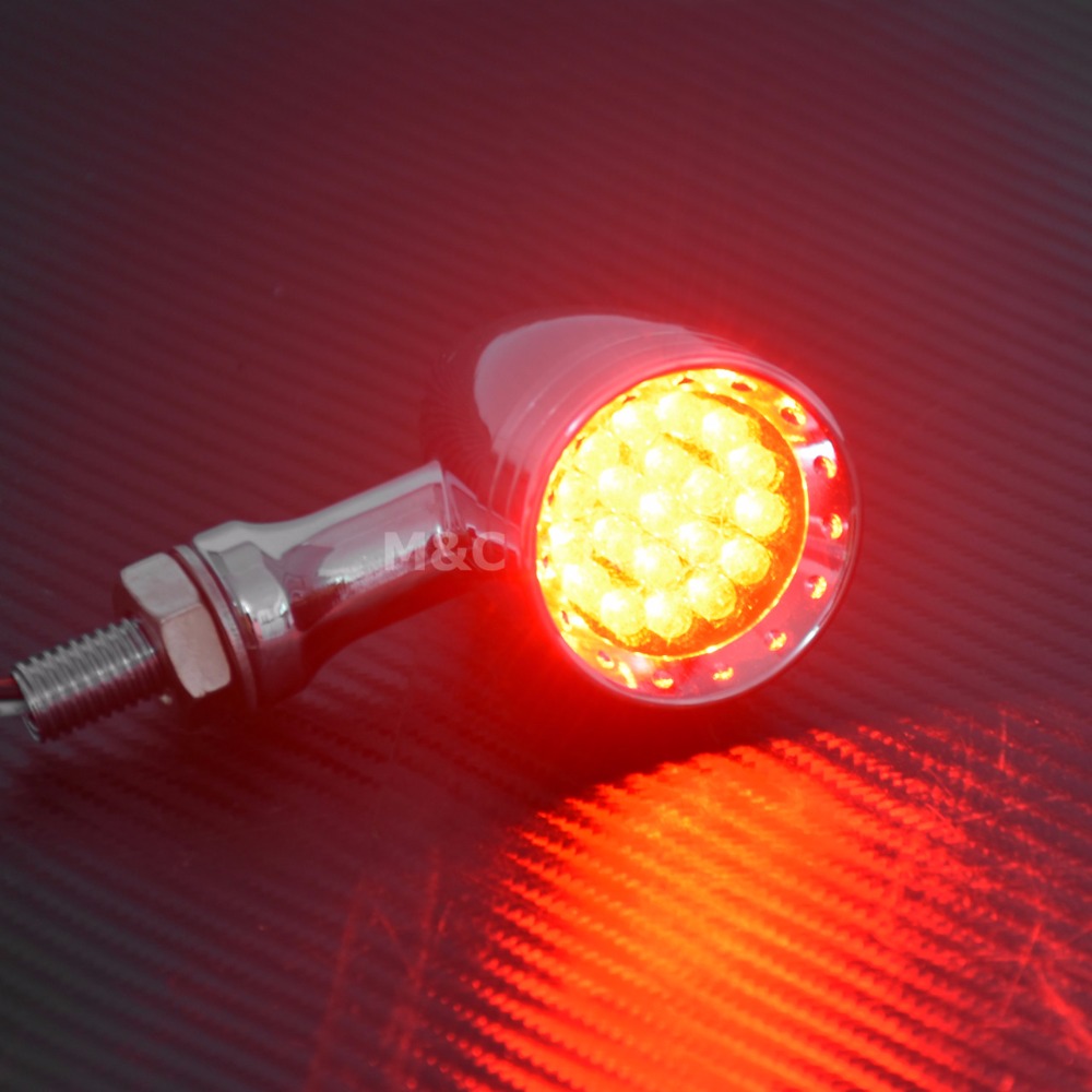 Motorcycle LED Turn Signal Bul - Signal Panel Orange review and price