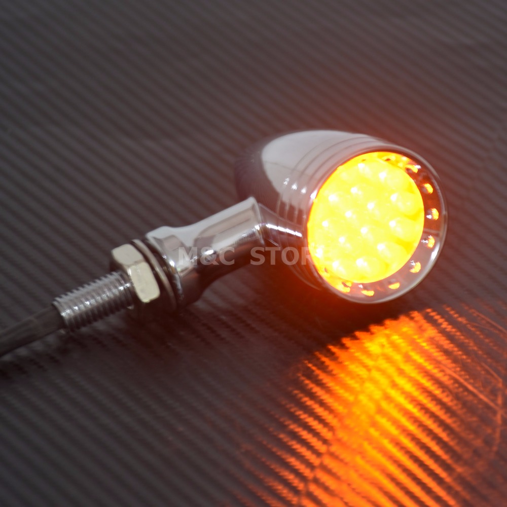 Motorcycle LED Turn Signal Bul - Signal Panel Orange review and price
