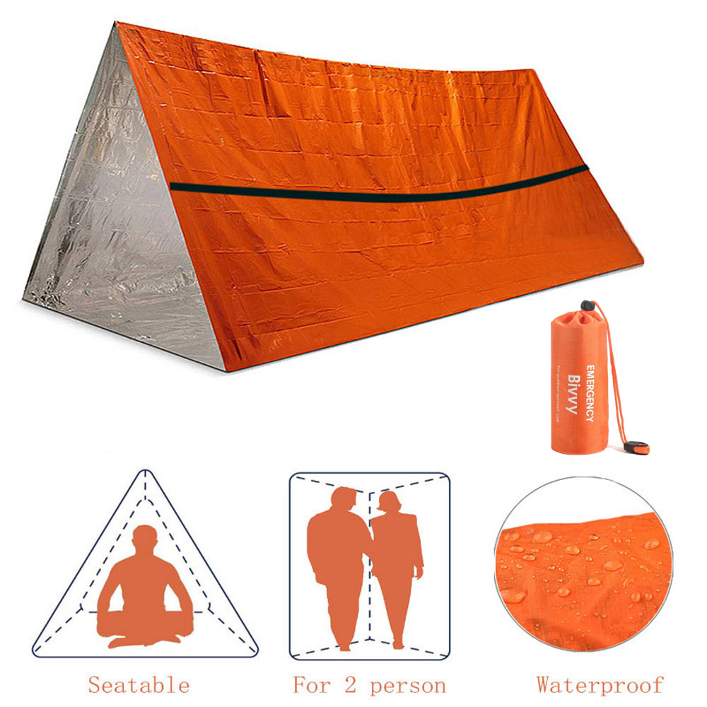 2 Person Emergency Shelter Biv - Emergency Mylar Tent review and price