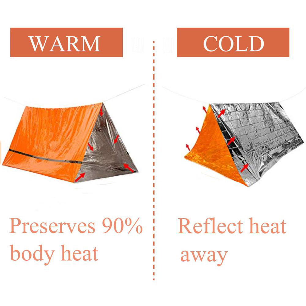 2 Person Emergency Shelter Biv - Emergency Mylar Tent review and price