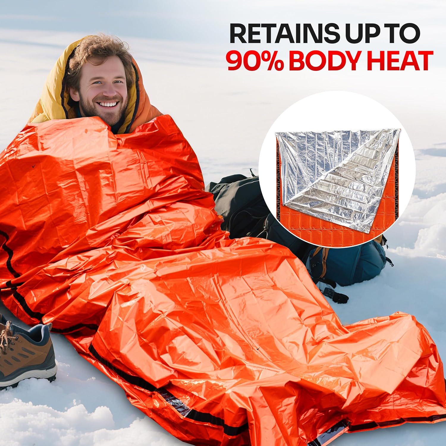 Emergency Sleeping Bag for Sur - Emergency Mylar Tent review and price