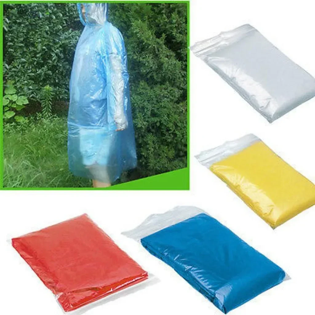 5/10PC Disposable Raincoat Adu - Emergency Poncho Rain review and price