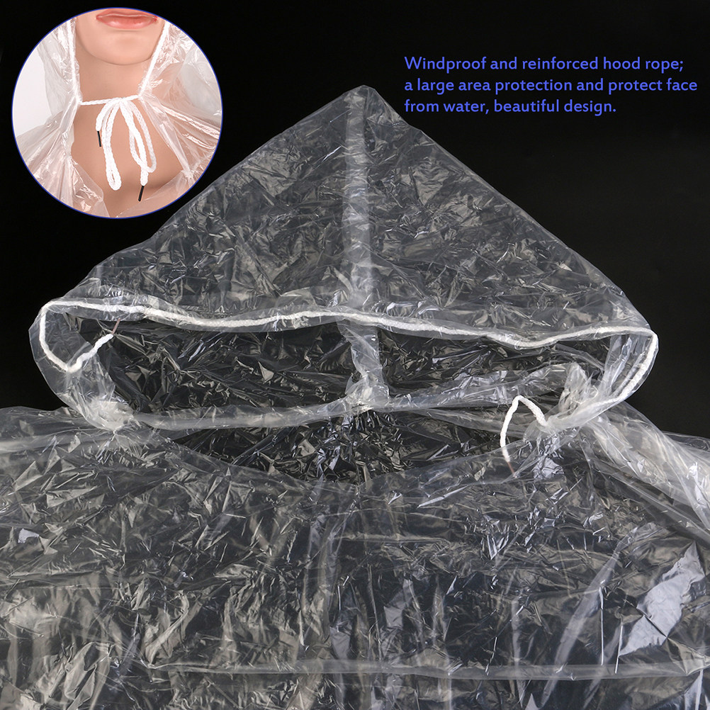 10Pcs Adult Disposable Raincoa - Emergency Poncho Rain review and price