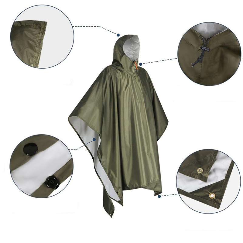 Heavy Duty Rain Poncho For Bac - Emergency Poncho Rain review and price