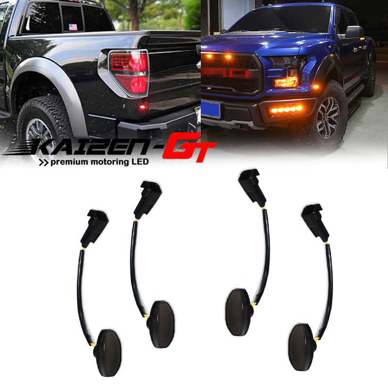 4PCS Smoked Lens Front Amber & - Signal Flare Kit review and price