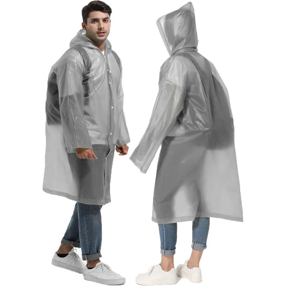1/2PCS Compact Reusable Rain  - Emergency Poncho Rain review and price
